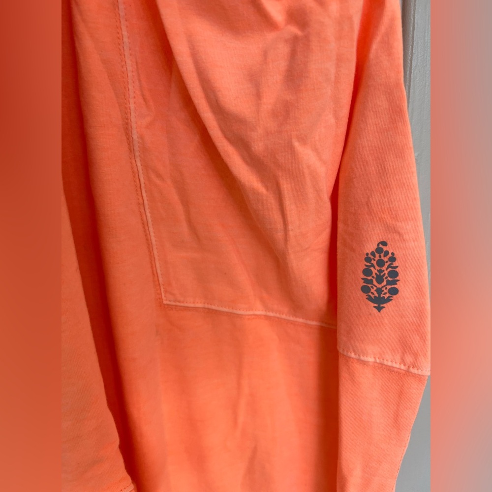 Free People Movement Hot Shot Onesie Romper Size L Peach - Picture 4 of 5